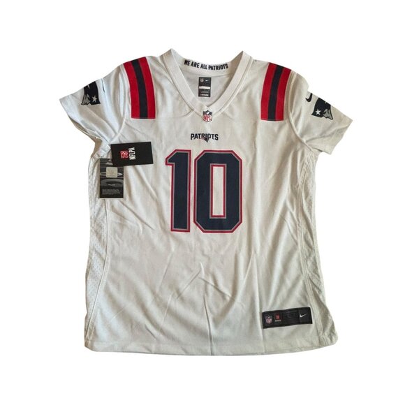 Nike NFL On Field New England Patriots #10 White Jersey Womens Size XL Polyester - Picture 2 of 16